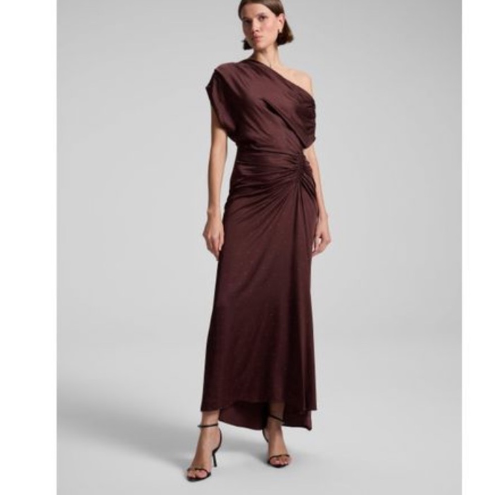 Women's Penny Embellished Satin Maxi Dress - Picture 1 of 6